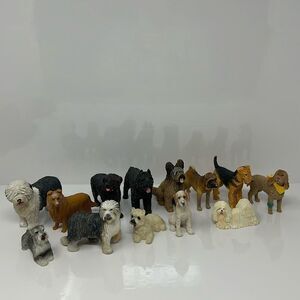 Lot of dogs figure